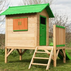 Green roof waterproof prefab garden cheap children playhouse