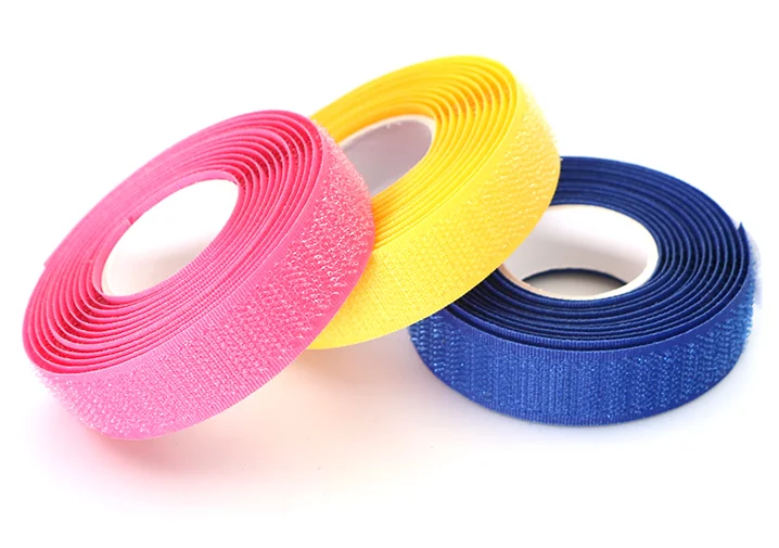 Factory direct high quality colorful reusable micro hook and loop tape