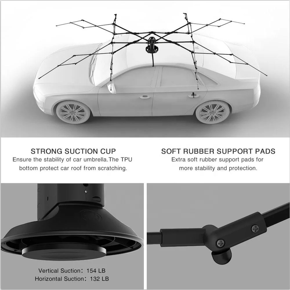 
Patent holder Lanmodo automatic car umbrella with anti-theft and windproof function car sunshade & car cover 