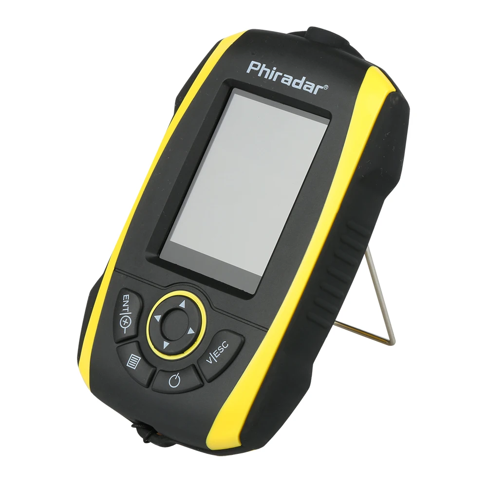 
100M operation range portable wireless fish finder with sunlight readable color lcd 