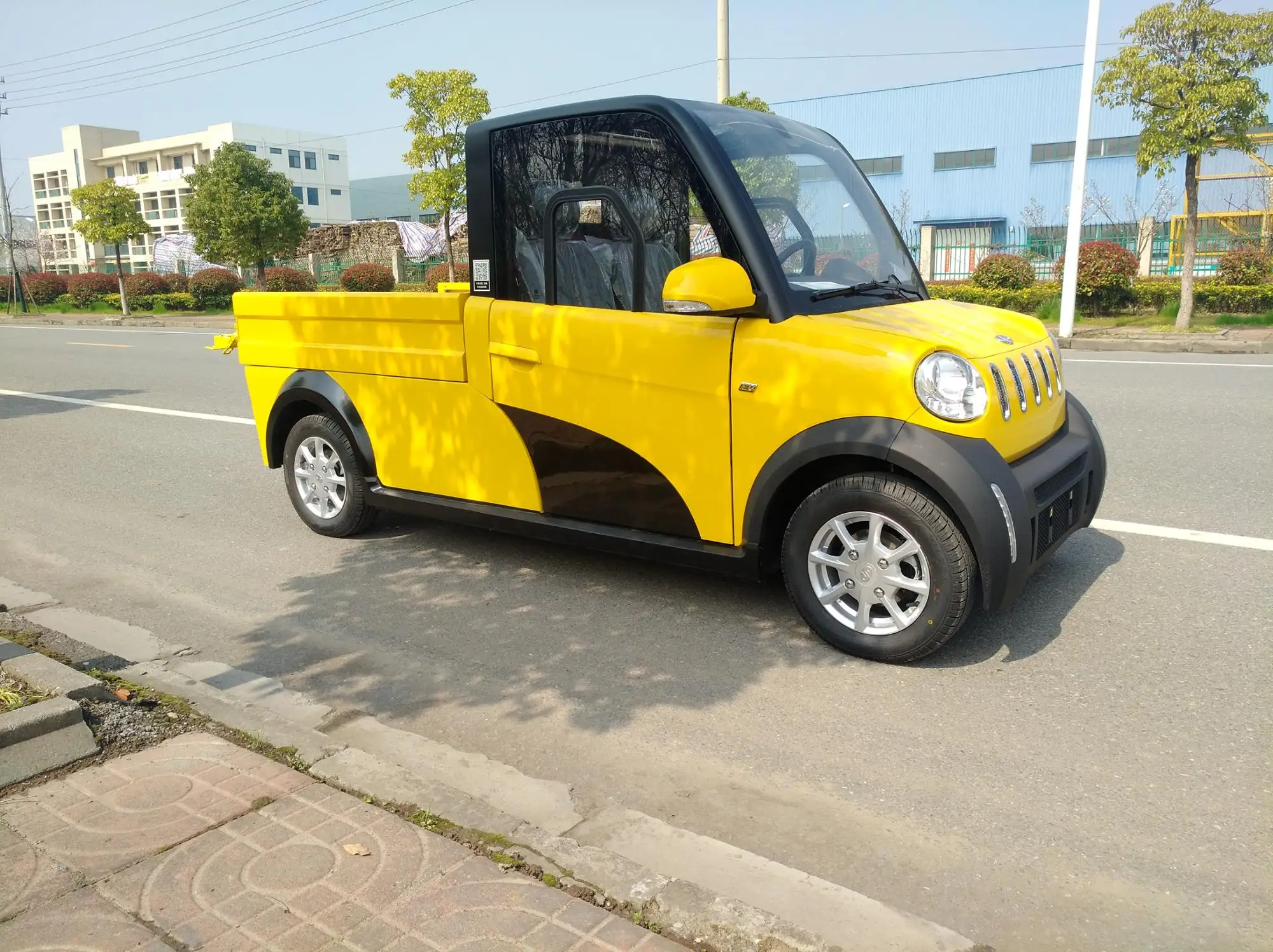 New cars high speed electric pick up made in china with e-mark