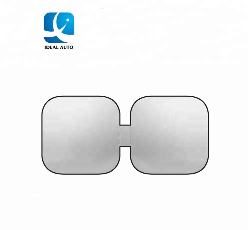 Защита от уф-лучей, серебристый полиэстер, переднее ветровое стекло, дизайнерский автомобильный солнцезащитный козырек