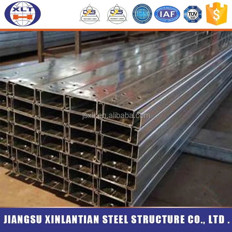 Лучшие продукты Q235B вторая рука стальной используется форма C прогоны для продажи с ISO, SGS утвердило