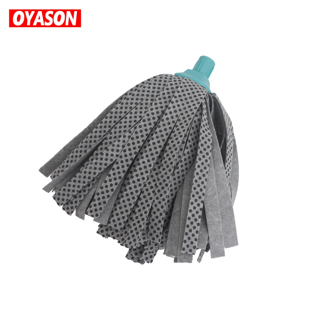 Floor cleaning tool round washable microfiber mop head