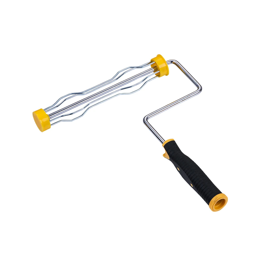 paint roller frame for painting walls American Style Rubber Handle Paint Roller Brush Frame