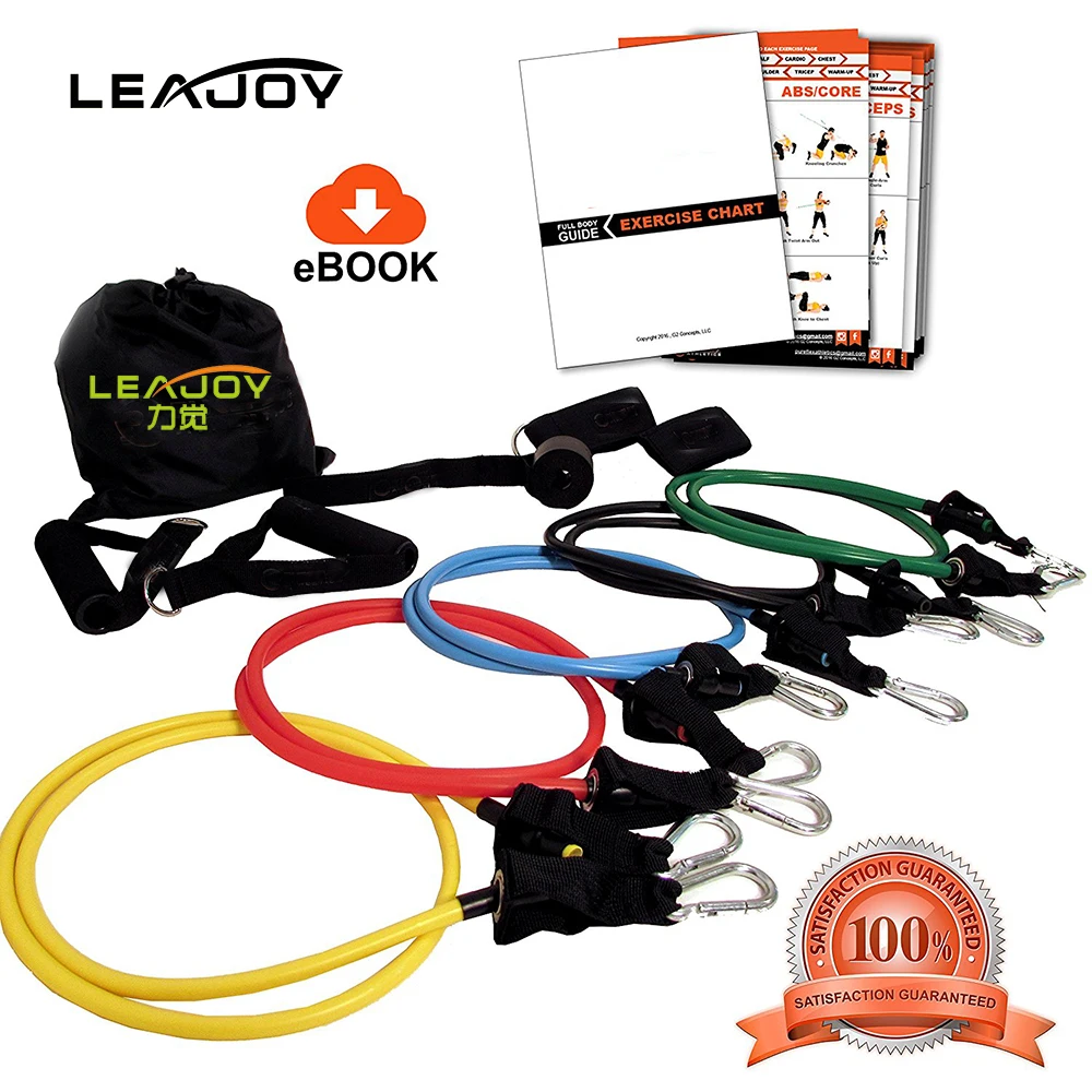 Top Selling 11 pcs Fitness Resistance bands