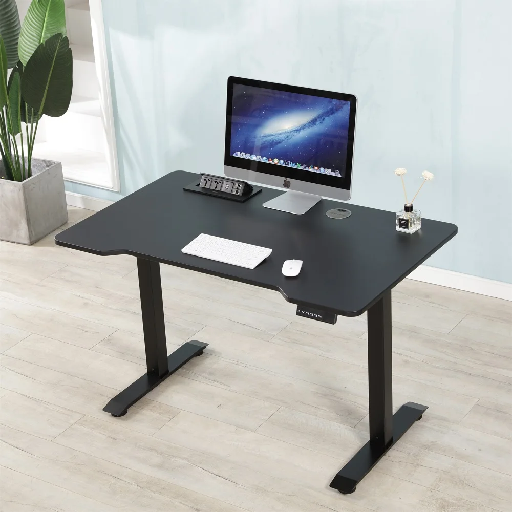 Germany Intelligent Electric Height Adjustable Standing Desk Two Segments Lifting Column