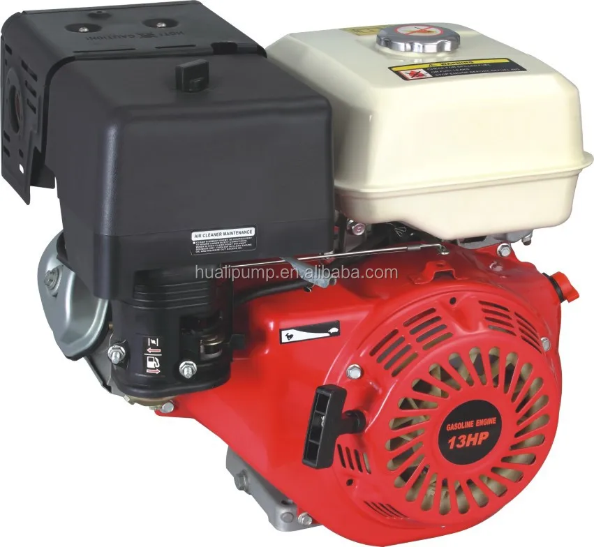 Chinese 25 Degree Inclined Single Cylinder 4-Stroke Forced Air Cooling OHV Type 420cc Gasoline Engine of 15HP