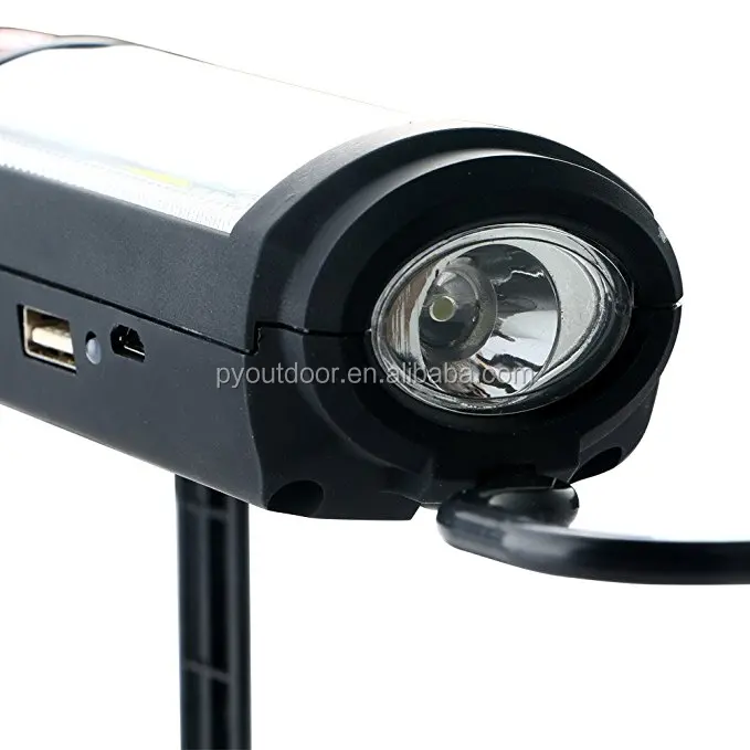 New USB Rechargeable Portable COB Working Lamp strong handheld led work lights 180 degree rotating worklight