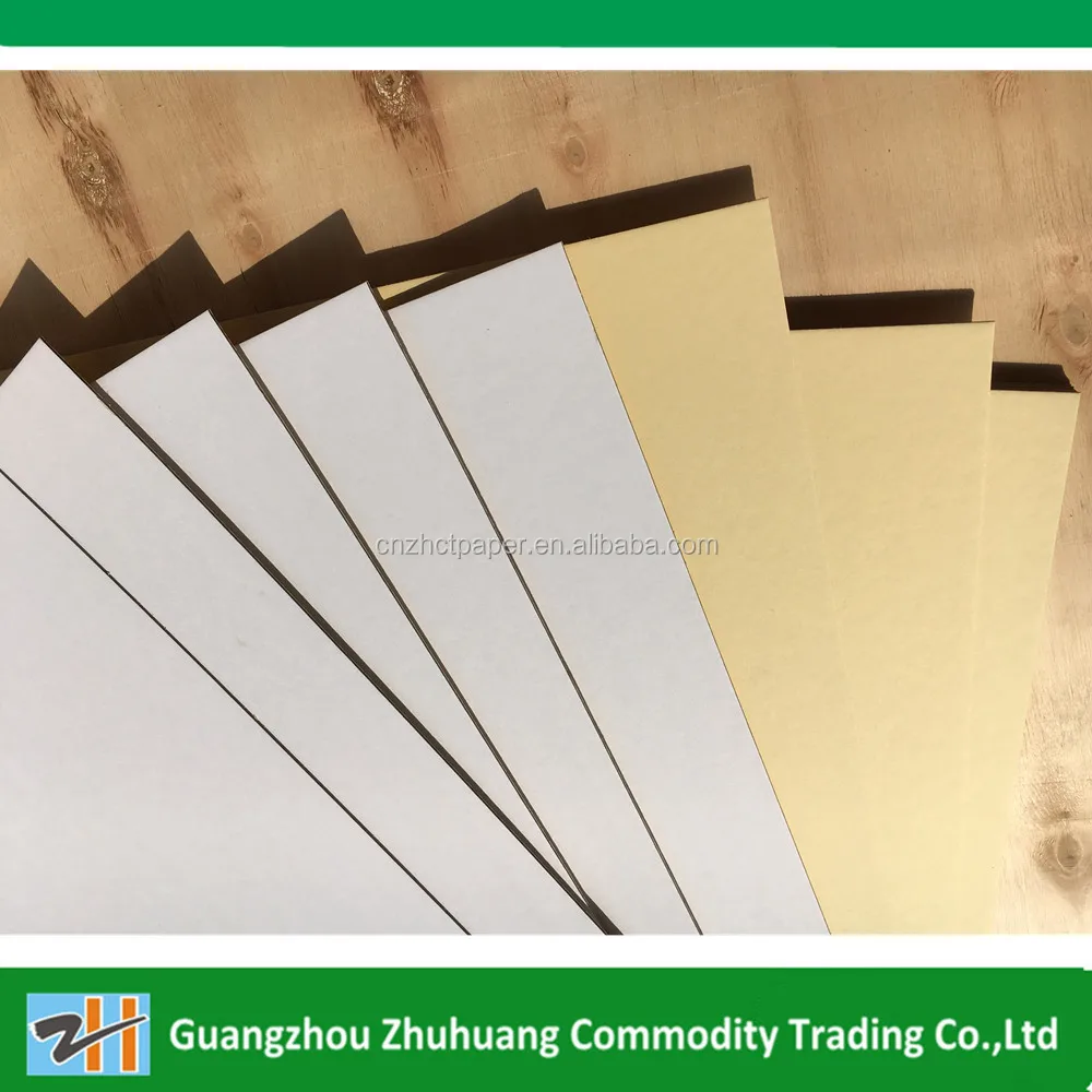 Egg shell color laminated paper board 1.30mm