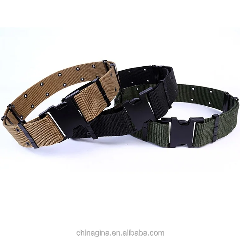 Designer Tactical Equipment Duty Nylon Rescue Rigger Belts with Quick release Plastic Buckle