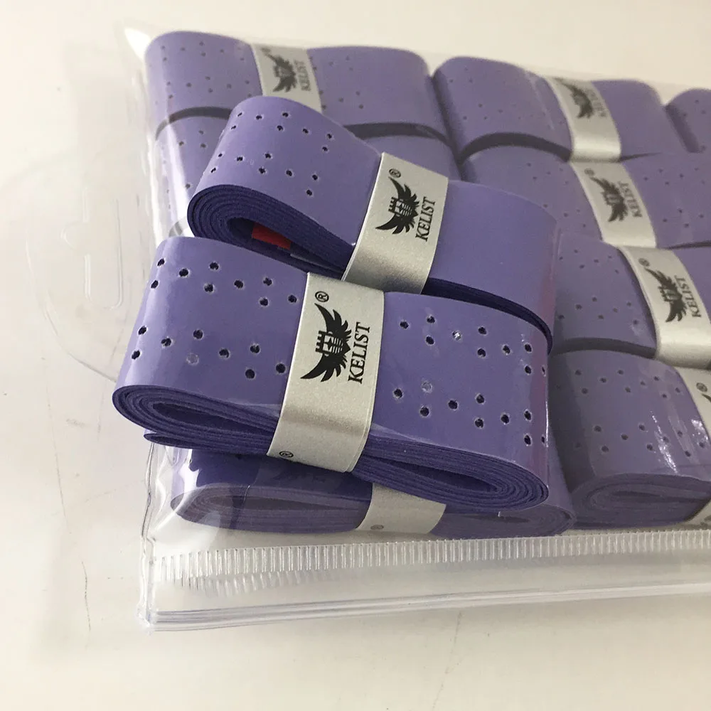 
Tennis Racket Grip Anti Slip Perforated Super Absorbent Tennis Overgrip Accessories 