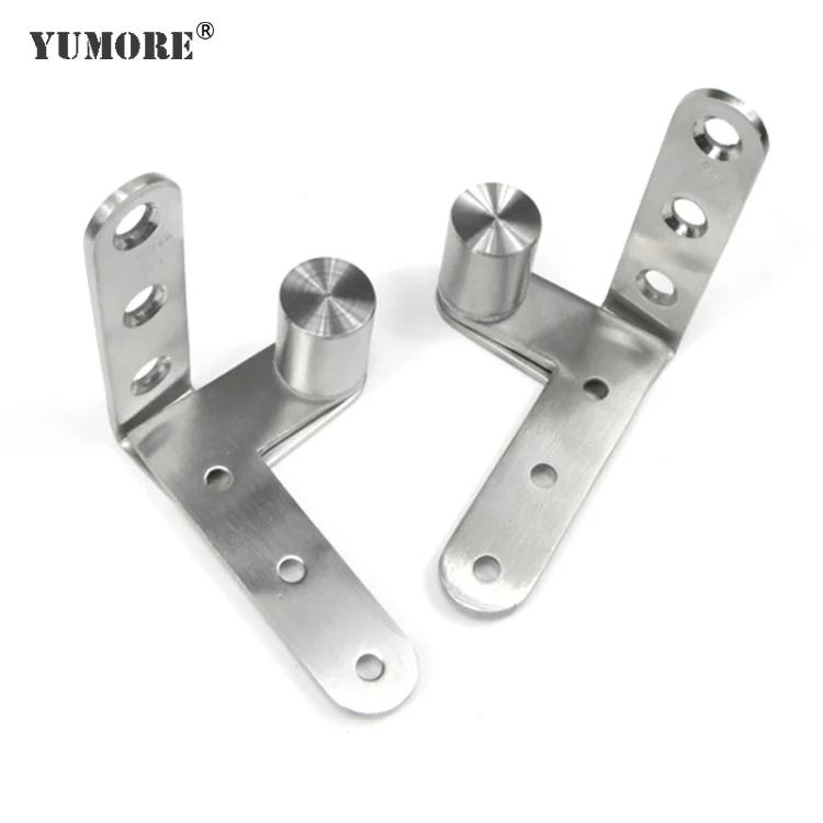 Garage mini aluminum door fixing side glass invisible concealed hinge adjusting interior glass door hinge modern