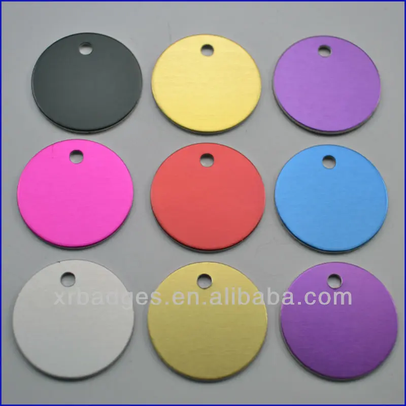 Индивидуальная круглая медная эпоксидная бирка для собак, низкая цена