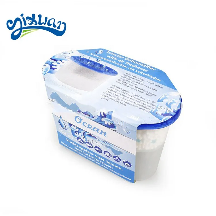 500ml Home closet moisture absorbent humidity control box with ball calcium chloride