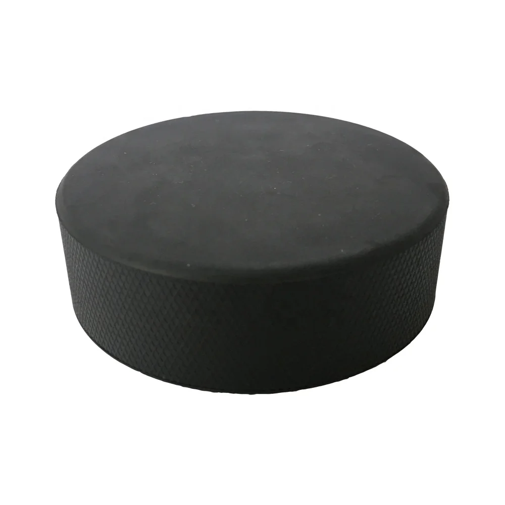 Logo Printed High Quality Professional Official Size Rubber Ice Hockey Puck
