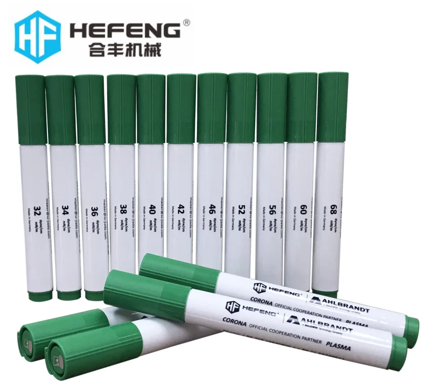 corona treater surface tension dyne test pen