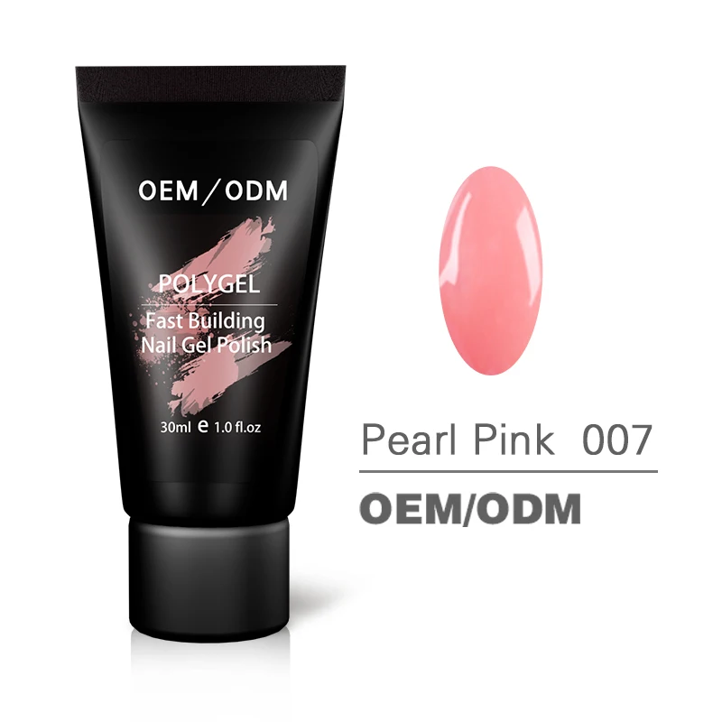 15g 30g 60g Private Label Nude Pink Rapid Extension Poly Gel