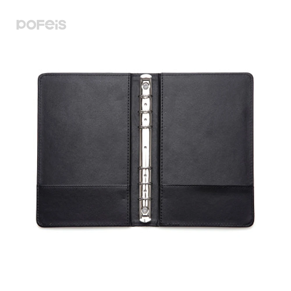 Custom executive handmade PU leather A4 size file document folder