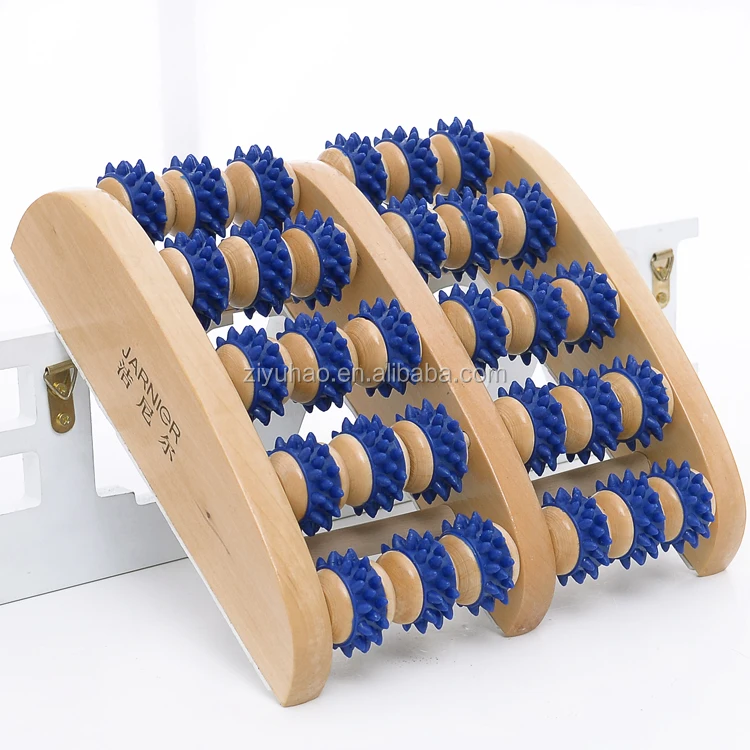 Wholesale Hot Selling Wooden Foot Massager Wooden Roller Stress Relief Body Massager