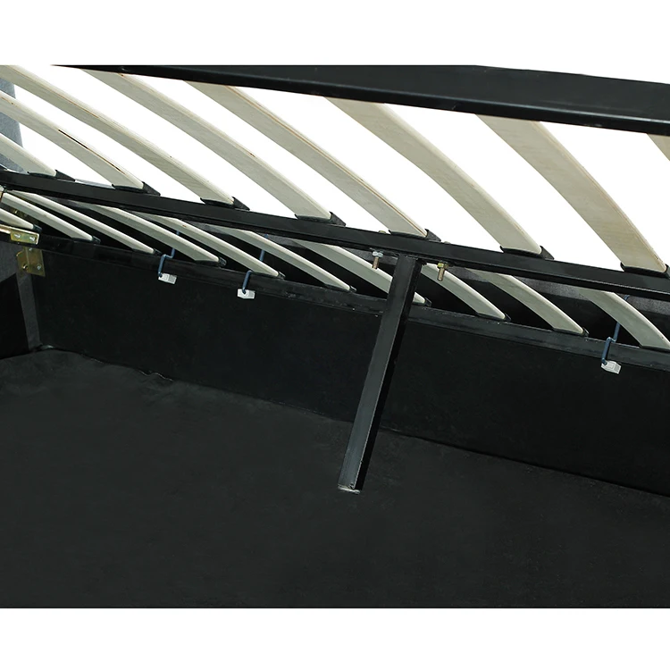 Square Pattern Simple Splicing Effect Free Sample Modern Single Upholstered Storage Bed Frame