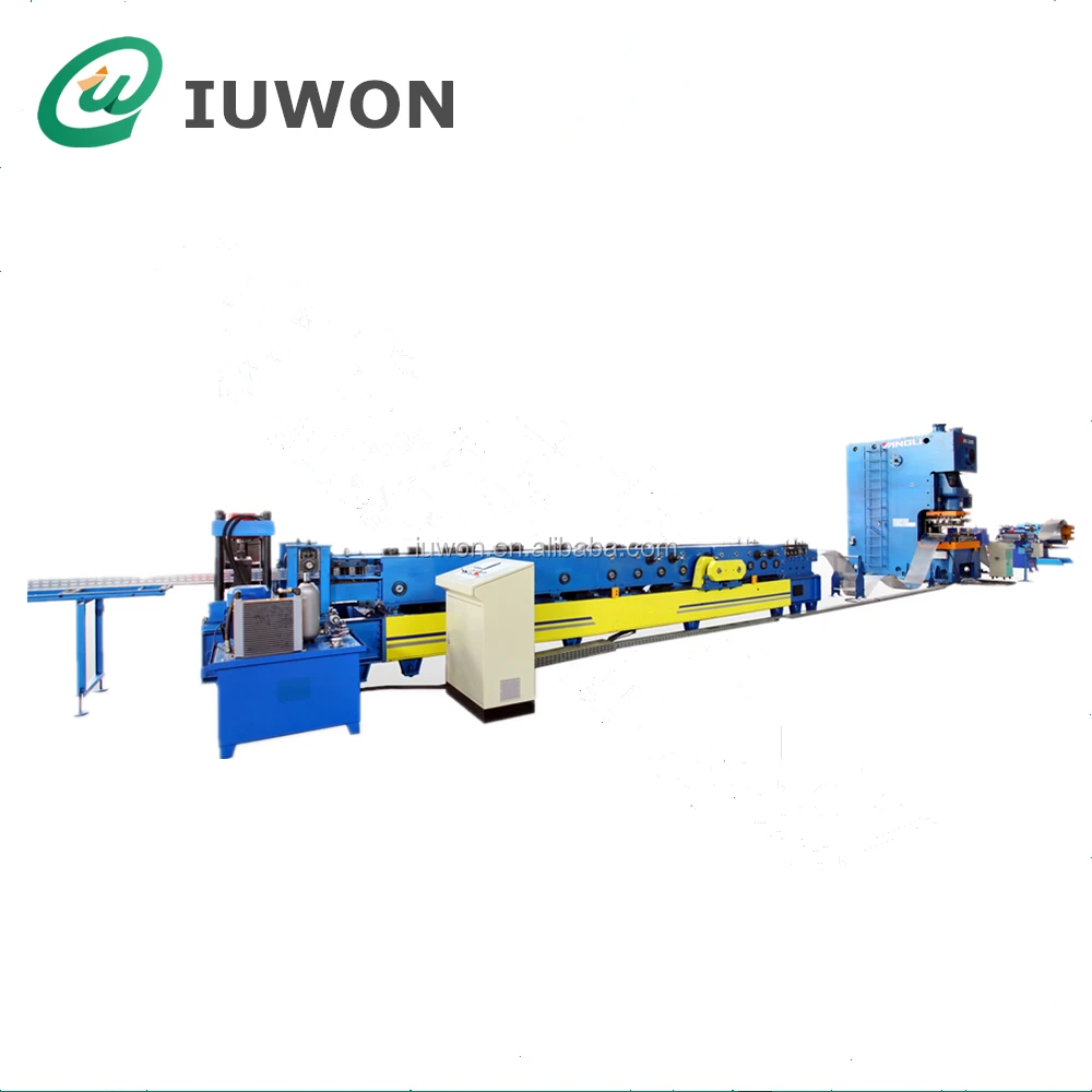 Hot Rolled Steel U C Profile Metal Sheet Cable Tray Roll Forming Production Line