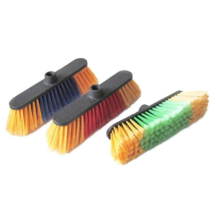 HQ0577R Equipment Doha Italian Model Toplink 12pcs Soft Broom Black Indoor