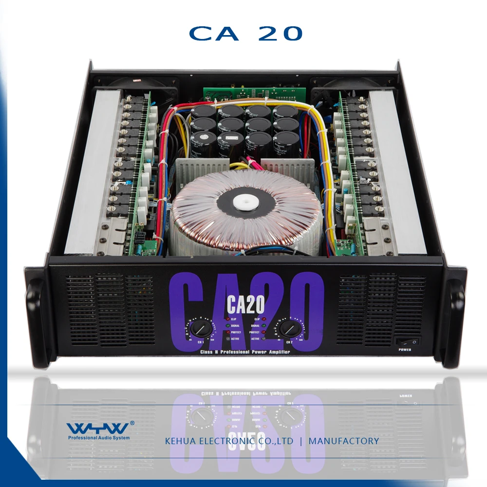 Wyw 3U 1300 Вт 8 пар колонок dj Усилитель звука CA20