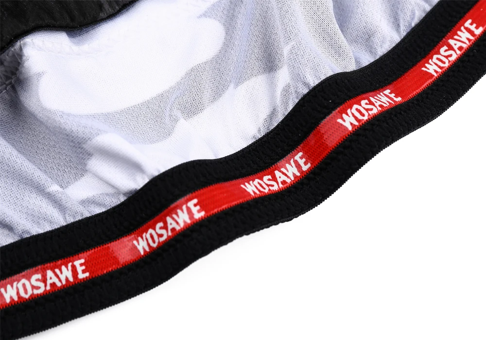 WOSAWE Sleeveless Cycling Jersey Skeleton Breathable Bike Wear Tights for summer Riding