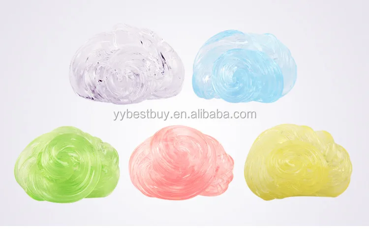 Never dry Magic crystall liquid crystal putty clear glass putty toy