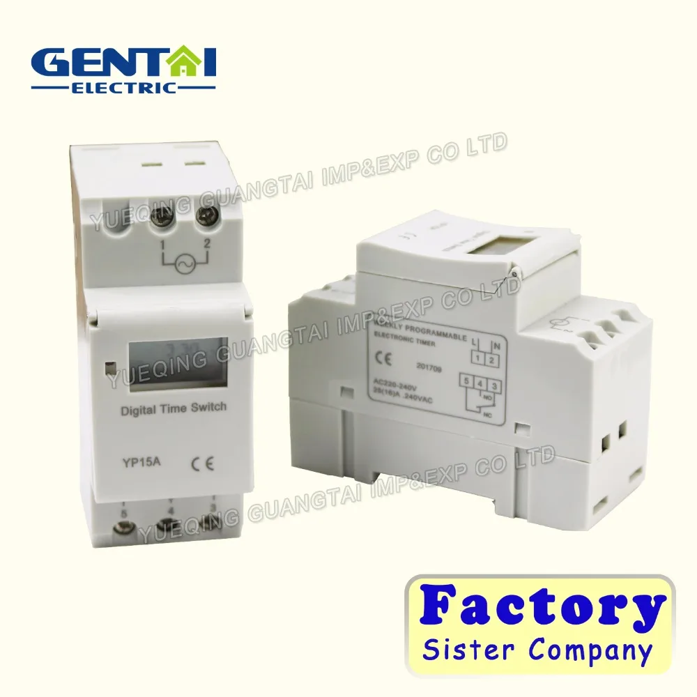 Weekly or Daily Mechanical Digital Programmable Timer Switch 220V 20A 16A Time Control Types of Timer Switch with Battery