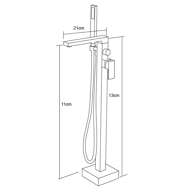 Australia Watermark bathroom water tap,wels matt color round bathtub faucet with shower