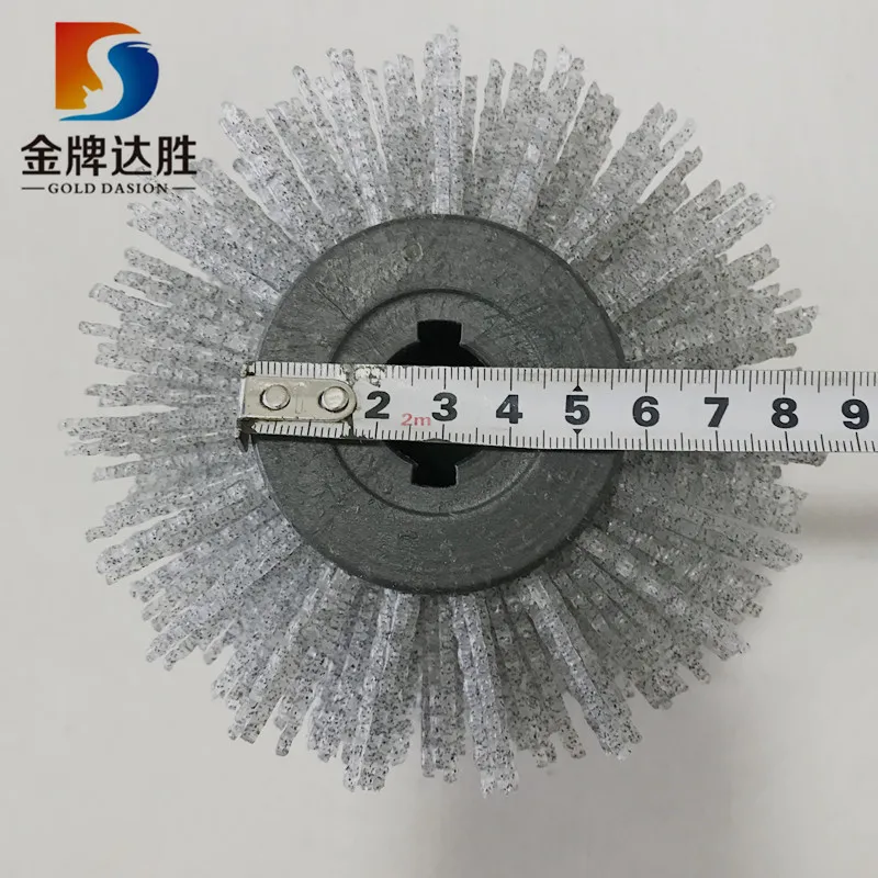 Abrasive wire wheel brush drum burnishing polishing wheel grit for wooden