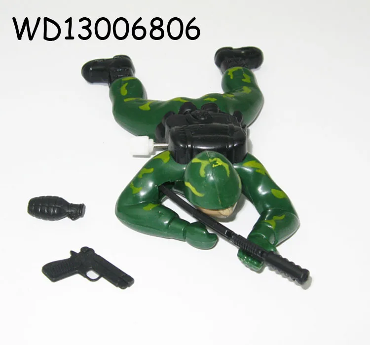 
Cheap wind up plastic soldier toy 