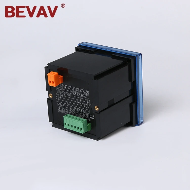 
96*96mm LED display multifunction digital panel meter 3-phase Voltamter,Voltage Meter with Rs485 