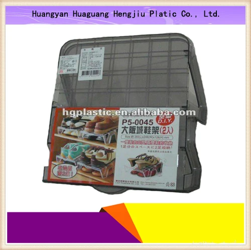 
plastic PS shoes rack ,fashion shoes shelf,DIY shoes organizer 