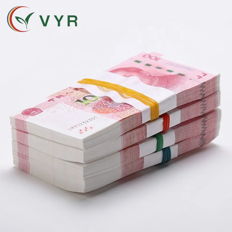 100% natural Yellow Elastic Rubber Bands Professional manufacturer 2.5 Inches in Diameter