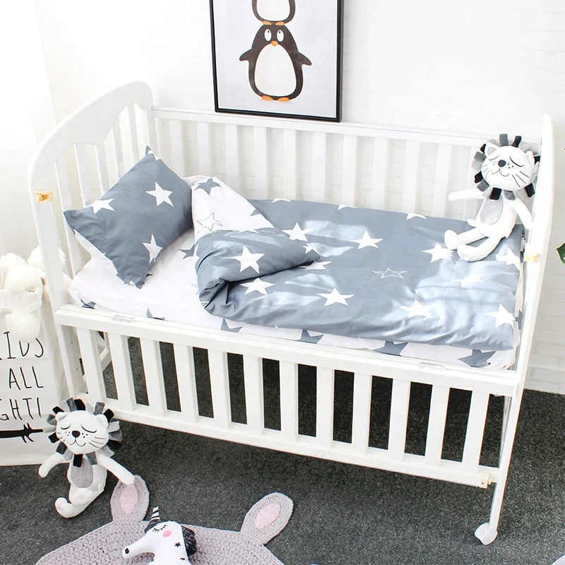 Wholesale New Design Kids Bed Sheets China Manufacturing Baby Bedding Set 100% Cotton Comforter Sheet Cover