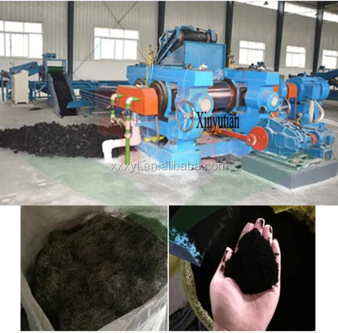 Установка по переработке отходов шин/установка для изготовления крошечной резиновой пудры