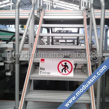 Высококачественного алюминиевого промышленного шаг платформы для обслуживания платформы