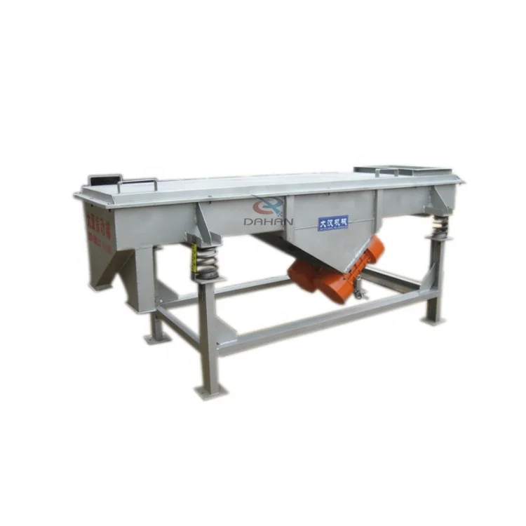 2 layers Vibrating Sieving Machine Sand Powder Linear Vibrating Screen