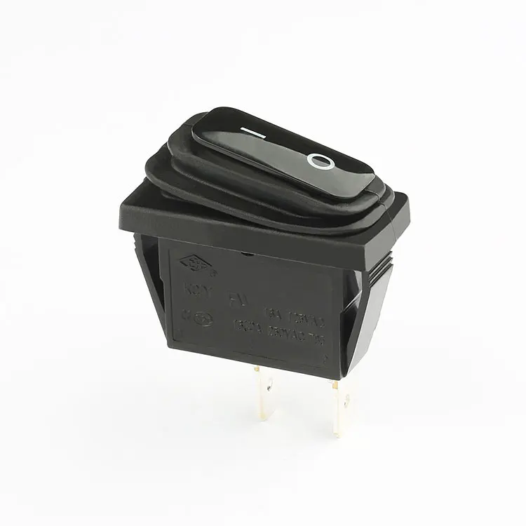Водонепроницаемый Переключатель KCD1 IP65 16A 250 В переменного тока с резиновой крышкой