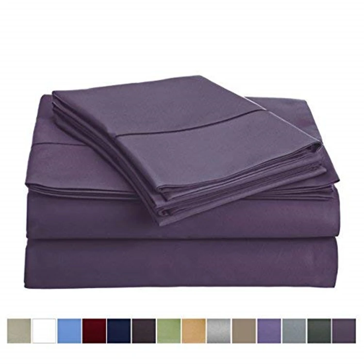 Wholesale Organic bamboo home bedding set, 100% bamboo bed sheets