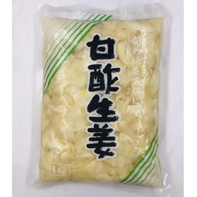 OEM 1 kg packing white sushi pickled ginger