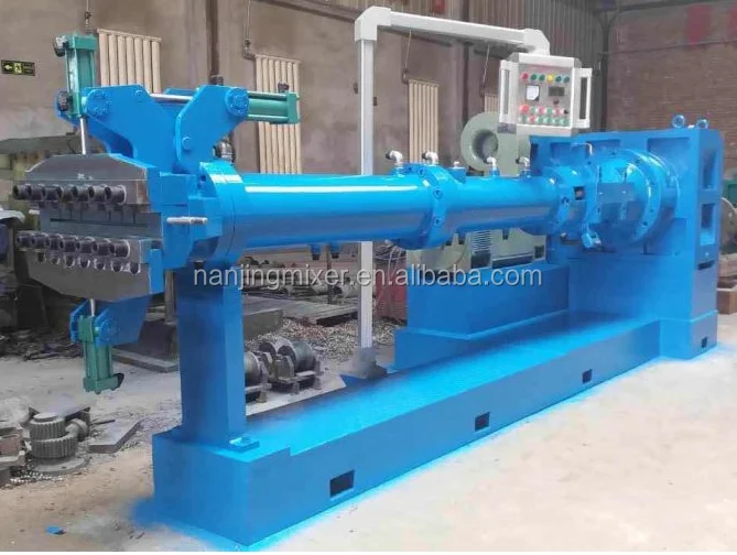 
Cold feed rubber extruder with microwave curing oven Rubber Extruder