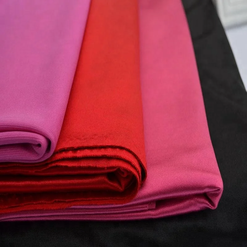 Сверхмощный вес Jumbo из нейлона и спандекса, имитация 4 трикотажная ткань, растягиваемая в обоих направлениях для Леггинсы