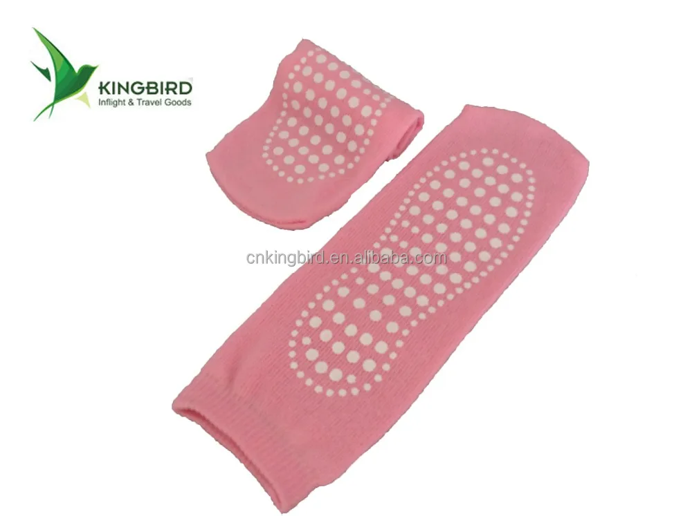 Disposable non skid flight slipper socks /medical patient socks for hospital oversize direct sock manufacturerDisposable non sk