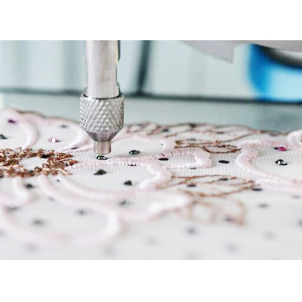 
full automatic rhinestone fixing machine high speed rhinestone 