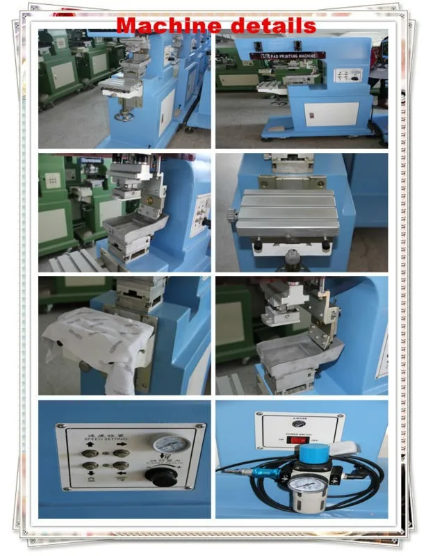 Mini Tabletop One Color China Plastic Bottle Cup Sunglass Arm Leg Logo Toys Pad Printer Machine PVC Ball