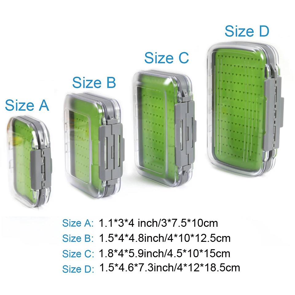 New clear silicone insert waterproof fly box